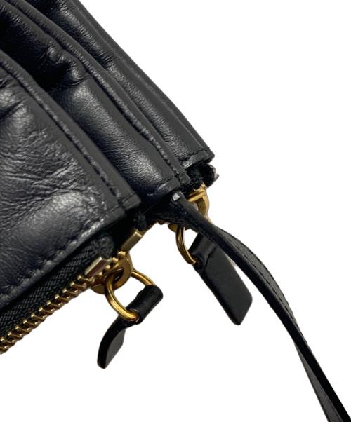 CELINE（セリーヌ）CELINE (セリーヌ) ラージトリオショルダーバック ブラックの古着・服飾アイテム