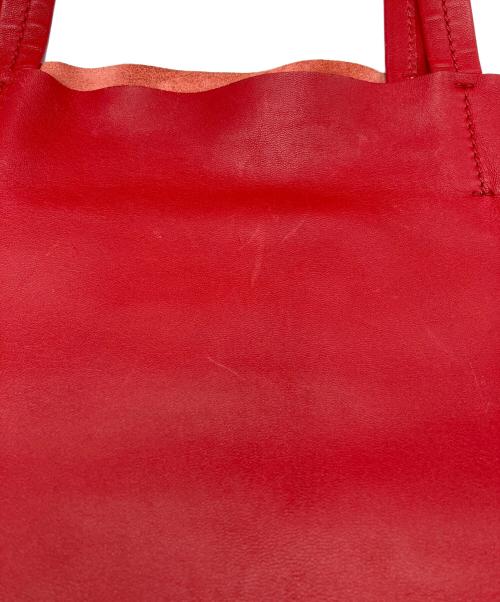 CELINE（セリーヌ）CELINE (セリーヌ) トートバッグ/166113DBT/ホリゾンタルカバ レッドの古着・服飾アイテム
