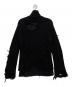 BALENCIAGA (バレンシアガ) デストロイ加工タートルネックニットセーター/662720 T3209 ブラック サイズ:XS：50000円