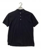 BEAMS PLUSビームスプラス）の古着「Knit Polo 12G」｜ブラック