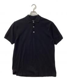 BEAMS PLUS（ビームスプラス）の古着「Knit Polo 12G」｜ブラック