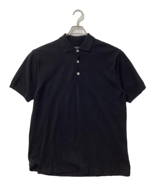 BEAMS PLUS（ビームスプラス）BEAMS PLUS (ビームスプラス) Knit Polo 12G ブラック サイズ:Ｌの古着・服飾アイテム