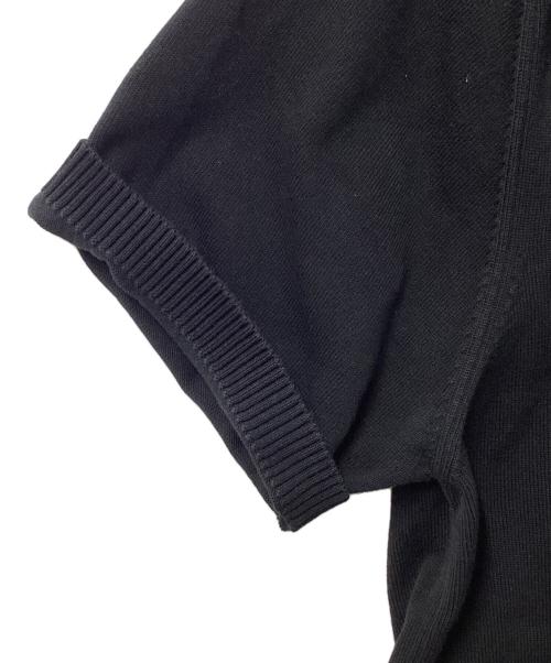BEAMS PLUS（ビームスプラス）BEAMS PLUS (ビームスプラス) Knit Polo 12G ブラック サイズ:Ｌの古着・服飾アイテム