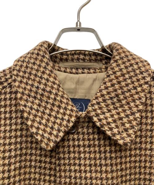 BEAMS F（ビームスエフ）BEAMS F (ビームスエフ) シングルラグランスリーブ コート ブラウン サイズ:38の古着・服飾アイテム