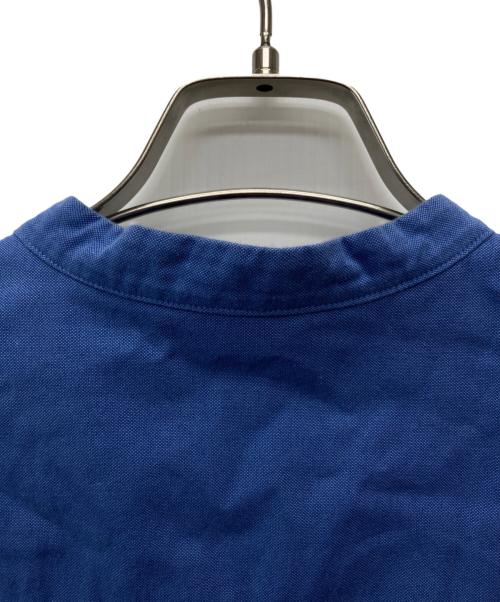 Graphpaper（グラフペーパー）Graphpaper (グラフペーパー) Oxford Oversized Band Collar Shirt/	GM233-50022B ブルー サイズ:ＦＲＥＥの古着・服飾アイテム