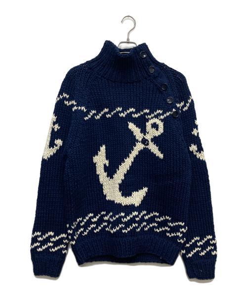 DOLCE & GABBANA（ドルチェ＆ガッバーナ）DOLCE & GABBANA (ドルチェ＆ガッバーナ) マリーナタートルネックセーター ネイビー サイズ:48の古着・服飾アイテム