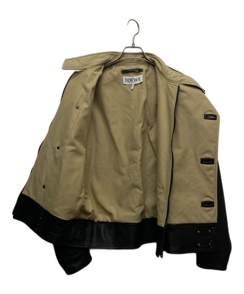 LOEWE（ロエベ）LOEWE (ロエベ) レザージャケット/H526Y34L24 ブラック サイズ:44の古着・服飾アイテム