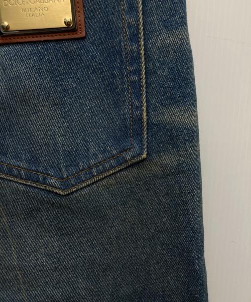 DOLCE & GABBANA（ドルチェ＆ガッバーナ）DOLCE & GABBANA (ドルチェ＆ガッバーナ) デニムパンツ/GP02XD インディゴ サイズ:48の古着・服飾アイテム