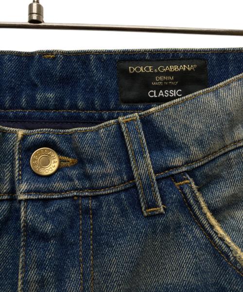 DOLCE & GABBANA（ドルチェ＆ガッバーナ）DOLCE & GABBANA (ドルチェ＆ガッバーナ) デニムパンツ/GP02XD インディゴ サイズ:48の古着・服飾アイテム