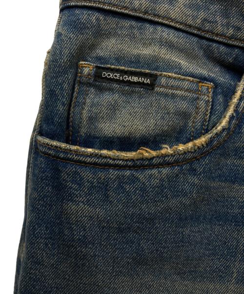 DOLCE & GABBANA（ドルチェ＆ガッバーナ）DOLCE & GABBANA (ドルチェ＆ガッバーナ) デニムパンツ/GP02XD インディゴ サイズ:48の古着・服飾アイテム