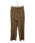 AURALEE（オーラリー）の古着「LIGHT WOOL MAX GABARDINE SLACKS」｜ブラウン