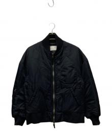 PUBLIC TOKYO（パブリックトウキョウ）の古着「Super140s メルトンハンティングブルゾン/153650004」｜ブラック