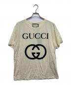 GUCCIグッチ）の古着「インターロッキングTシャツ/493117-X3Q35」｜アイボリー