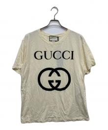 GUCCI（グッチ）の古着「インターロッキングTシャツ/493117-X3Q35」｜アイボリー