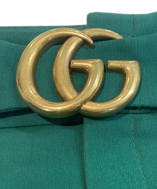GUCCI（グッチ）GUCCI (グッチ) GGマーモントベルトパンツ/	462569 ZHM88 グリーン サイズ:40の古着・服飾アイテム