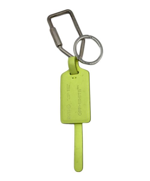 OFFWHITE（オフホワイト）OFFWHITE (オフホワイト) Zip Tie Keyring Y イエローの古着・服飾アイテム