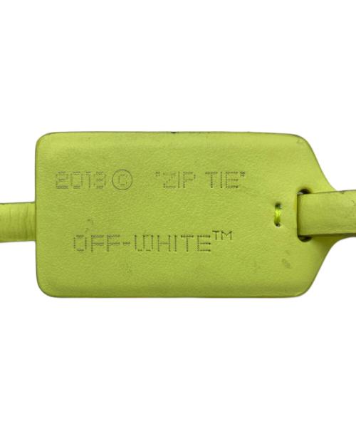 OFFWHITE（オフホワイト）OFFWHITE (オフホワイト) Zip Tie Keyring Y イエローの古着・服飾アイテム