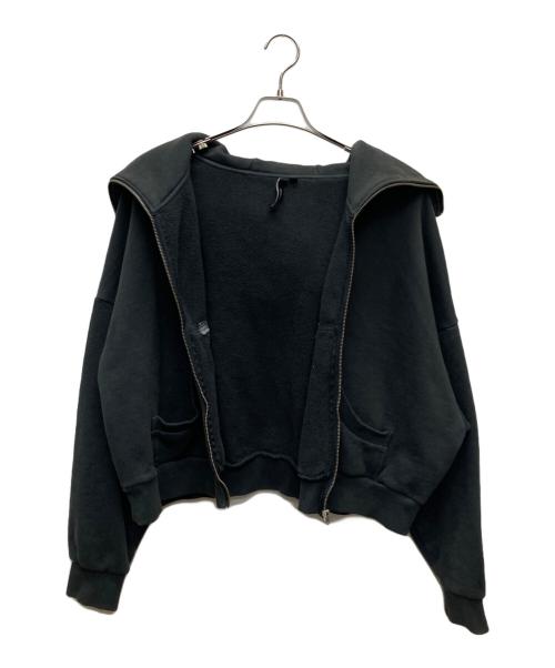 entire studios（エンタイアスタジオ）entire studios (エンタイアスタジオ) FULL ZIPジップアップパーカー/ES2106 P0024 ブラック サイズ:ＸＳの古着・服飾アイテム
