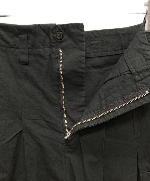 SHINYA KOZUKA（シンヤコズカ）SHINYA KOZUKA (シンヤコズカ) リップストップワイドカーゴパンツ/DERIVERYMAN ブラック サイズ:Ｓの古着・服飾アイテム