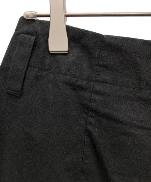 SHINYA KOZUKA（シンヤコズカ）SHINYA KOZUKA (シンヤコズカ) リップストップワイドカーゴパンツ/DERIVERYMAN ブラック サイズ:Ｓの古着・服飾アイテム