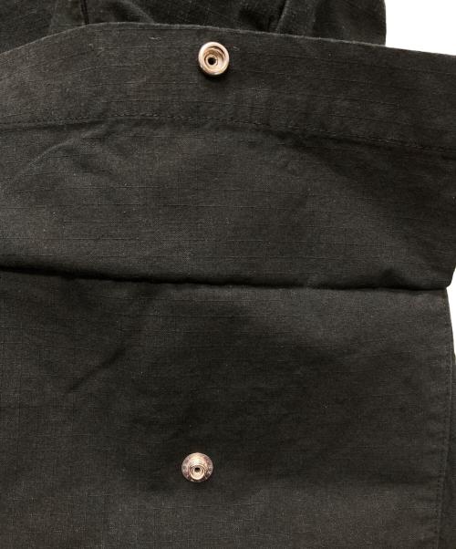 SHINYA KOZUKA（シンヤコズカ）SHINYA KOZUKA (シンヤコズカ) リップストップワイドカーゴパンツ/DERIVERYMAN ブラック サイズ:Ｓの古着・服飾アイテム