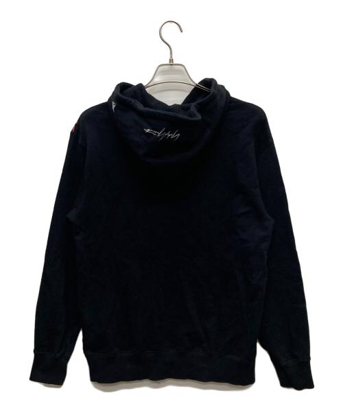 YOHJI YAMAMOTO（ヨウジヤマモト）YOHJI YAMAMOTO (ヨウジヤマモト) New Era (ニューエラ) SWT PULLOVER HOODIE/HZ-T97-284 ブラック サイズ:Lの古着・服飾アイテム