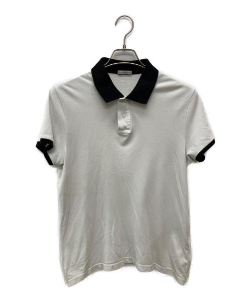 MONCLER（モンクレール）MONCLER (モンクレール) ポロシャツ/D10918309899 ホワイト サイズ:Ｍの古着・服飾アイテム