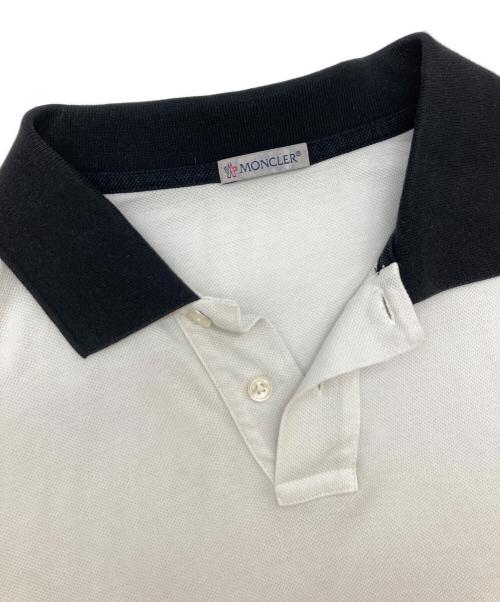 MONCLER（モンクレール）MONCLER (モンクレール) ポロシャツ/D10918309899 ホワイト サイズ:Ｍの古着・服飾アイテム