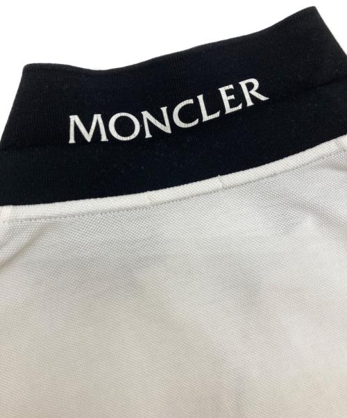 MONCLER（モンクレール）MONCLER (モンクレール) ポロシャツ/D10918309899 ホワイト サイズ:Ｍの古着・服飾アイテム