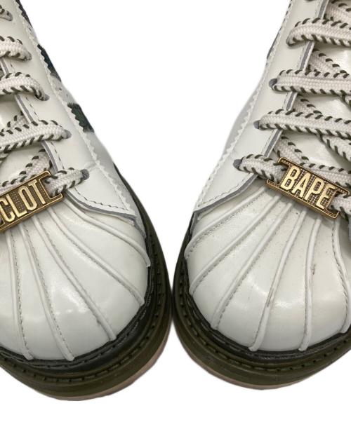 adidas Originals Superstar by Edison Chen（アディダスオリジナル）adidas Originals Superstar by Edison Chen CLOT A BATHING APE (ア ベイシング エイプ) CLOT BAPE SUPERSTAR/KJ1473 ホワイト サイズ:US8.5の古着・服飾アイテム
