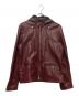 KADOYA（カドヤ）の古着「KSLEATHER ジャケット/LKX ECP 043」｜バーガンディー