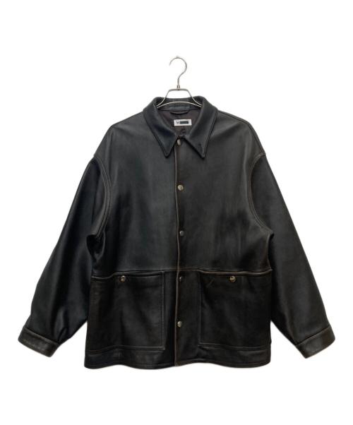 H BEAUTY&YOUTH（エイチ ビューティー&ユース）H BEAUTY&YOUTH (エイチ ビューティー&ユース) SHEEP LEATHER COVER ALL/12251990223 ブラウン サイズ:Ｌの古着・服飾アイテム