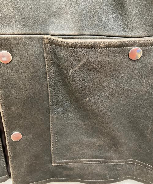 H BEAUTY&YOUTH（エイチ ビューティー&ユース）H BEAUTY&YOUTH (エイチ ビューティー&ユース) SHEEP LEATHER COVER ALL/12251990223 ブラウン サイズ:Ｌの古着・服飾アイテム