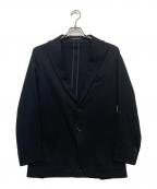 TAGLIATOREタリアトーレ）の古着「レーヨンナイロンテクノジャージソリッド2Bジャケット/DAKAR22K/J/A30001」｜ブラック