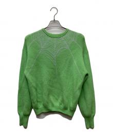 Stockholm Surfboad Club（ストックホルムサーフボードクラブ）の古着「ジャガードセーター/PM2FG3-23AW」｜グリーン