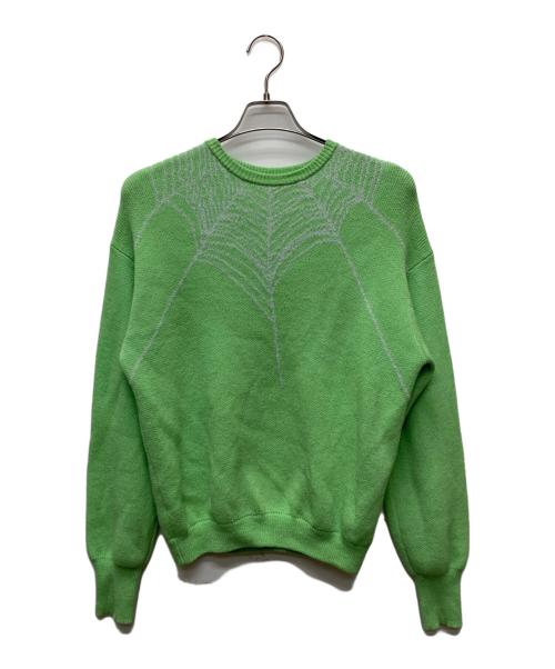 Stockholm Surfboad Club（ストックホルムサーフボードクラブ）Stockholm Surfboad Club (ストックホルムサーフボードクラブ) ジャガードセーター/PM2FG3-23AW グリーン サイズ:Ｍの古着・服飾アイテム