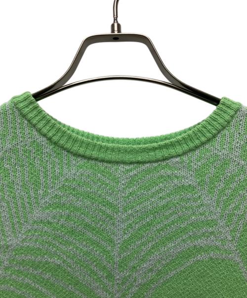 Stockholm Surfboad Club（ストックホルムサーフボードクラブ）Stockholm Surfboad Club (ストックホルムサーフボードクラブ) ジャガードセーター/PM2FG3-23AW グリーン サイズ:Ｍの古着・服飾アイテム