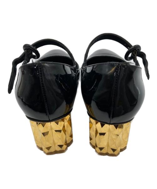 Salvatore Ferragamo（サルヴァトーレ フェラガモ）Salvatore Ferragamo (サルヴァトーレ フェラガモ) ORTENSIA パンプス ブラック サイズ:4Dの古着・服飾アイテム