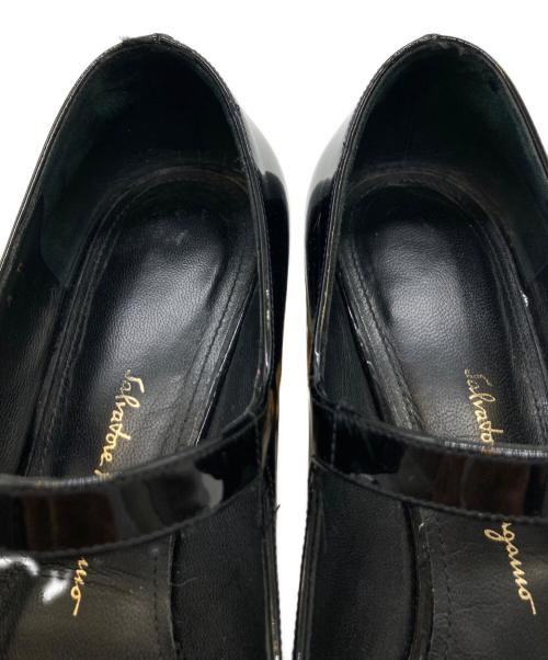 Salvatore Ferragamo（サルヴァトーレ フェラガモ）Salvatore Ferragamo (サルヴァトーレ フェラガモ) ORTENSIA パンプス ブラック サイズ:4Dの古着・服飾アイテム