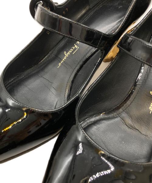 Salvatore Ferragamo（サルヴァトーレ フェラガモ）Salvatore Ferragamo (サルヴァトーレ フェラガモ) ORTENSIA パンプス ブラック サイズ:4Dの古着・服飾アイテム
