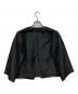 CYCLAS (シクラス) シルクシアーノーカラージャケット/R04-49001 ブラック サイズ:34 未使用品：20000円