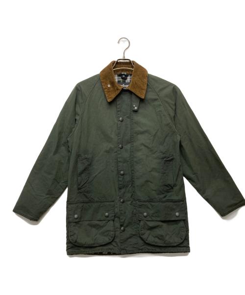 Barbour（バブアー）Barbour (バブアー) BEAMS (ビームス) 別注BBR BEAUFT WASH 裏地チェック ワックスジャケット/252MWX2555 オリーブ サイズ:34の古着・服飾アイテム