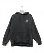 BALENCIAGAバレンシアガ）の古着「ダメージ加工プルオーバーパーカー/600583 THV58」｜ブラック