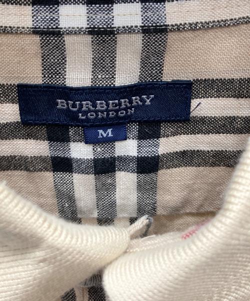 BURBERRY LONDON（バーバリーロンドン）BURBERRY LONDON (バーバリーロンドン) ノヴァチェックネンシャツ ベージュ サイズ:Ｍの古着・服飾アイテム