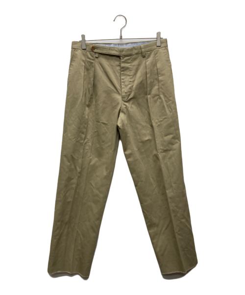 Errico Formicola（エリコフォルミコラ）Errico Formicola (エリコフォルミコラ) サルトリアル チノ トラウザーズ ベージュ サイズ:48の古着・服飾アイテム