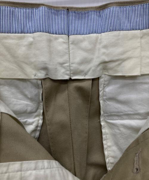 Errico Formicola（エリコフォルミコラ）Errico Formicola (エリコフォルミコラ) サルトリアル チノ トラウザーズ ベージュ サイズ:48の古着・服飾アイテム