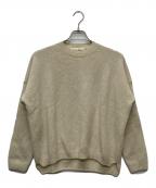 evam evaエヴァムエヴァ）の古着「ウールフォックスプルオーバー/E253K198」｜ベージュ