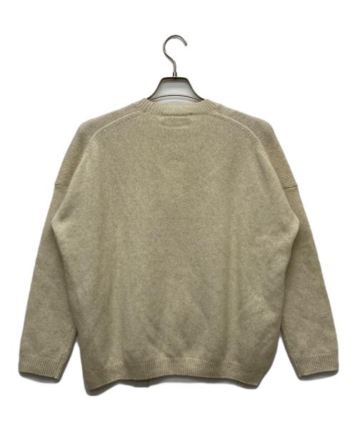 evam eva（エヴァムエヴァ）evam eva (エヴァムエヴァ) ウールフォックスプルオーバー/E253K198 ベージュ サイズ:Ｍの古着・服飾アイテム