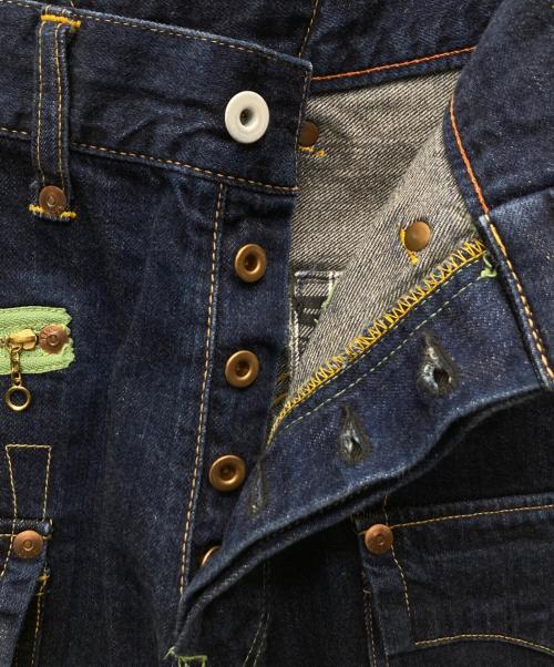 EVISU（エヴィス）EVISU (エヴィス) SIOTANI BROTHERS (塩谷ブラザーズ) 9055 PHILIP GOSS デニムパンツ インディゴ サイズ:W34の古着・服飾アイテム