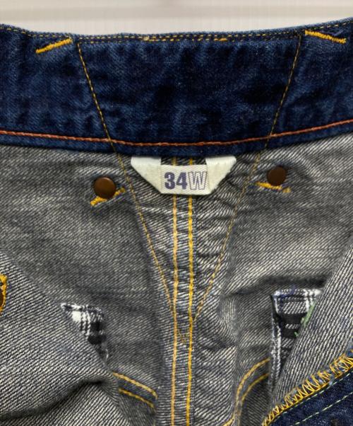 EVISU（エヴィス）EVISU (エヴィス) SIOTANI BROTHERS (塩谷ブラザーズ) 9055 PHILIP GOSS デニムパンツ インディゴ サイズ:W34の古着・服飾アイテム